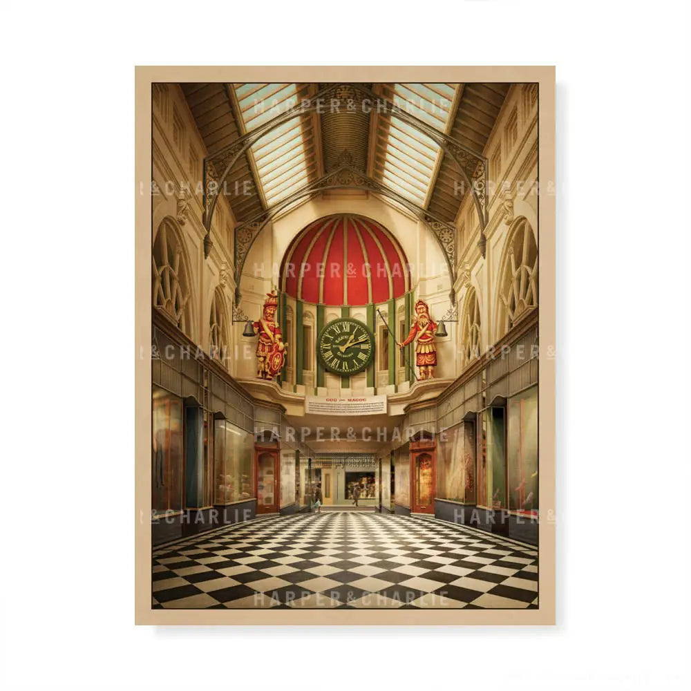 Royal Arcade Colour Art Print by Harper and Charlie